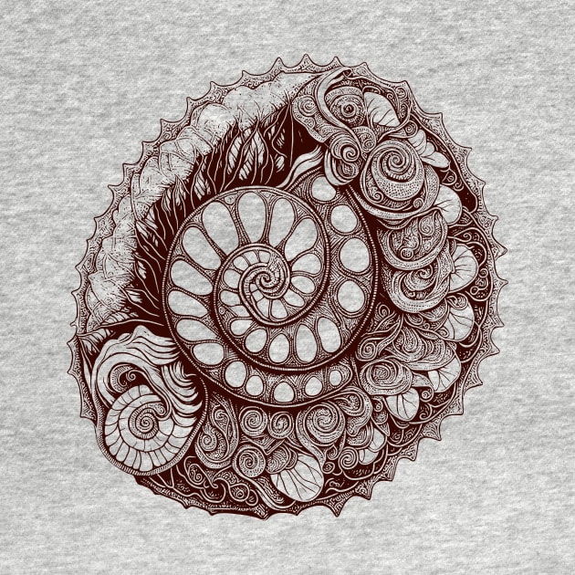 Floral Snail by nandraken